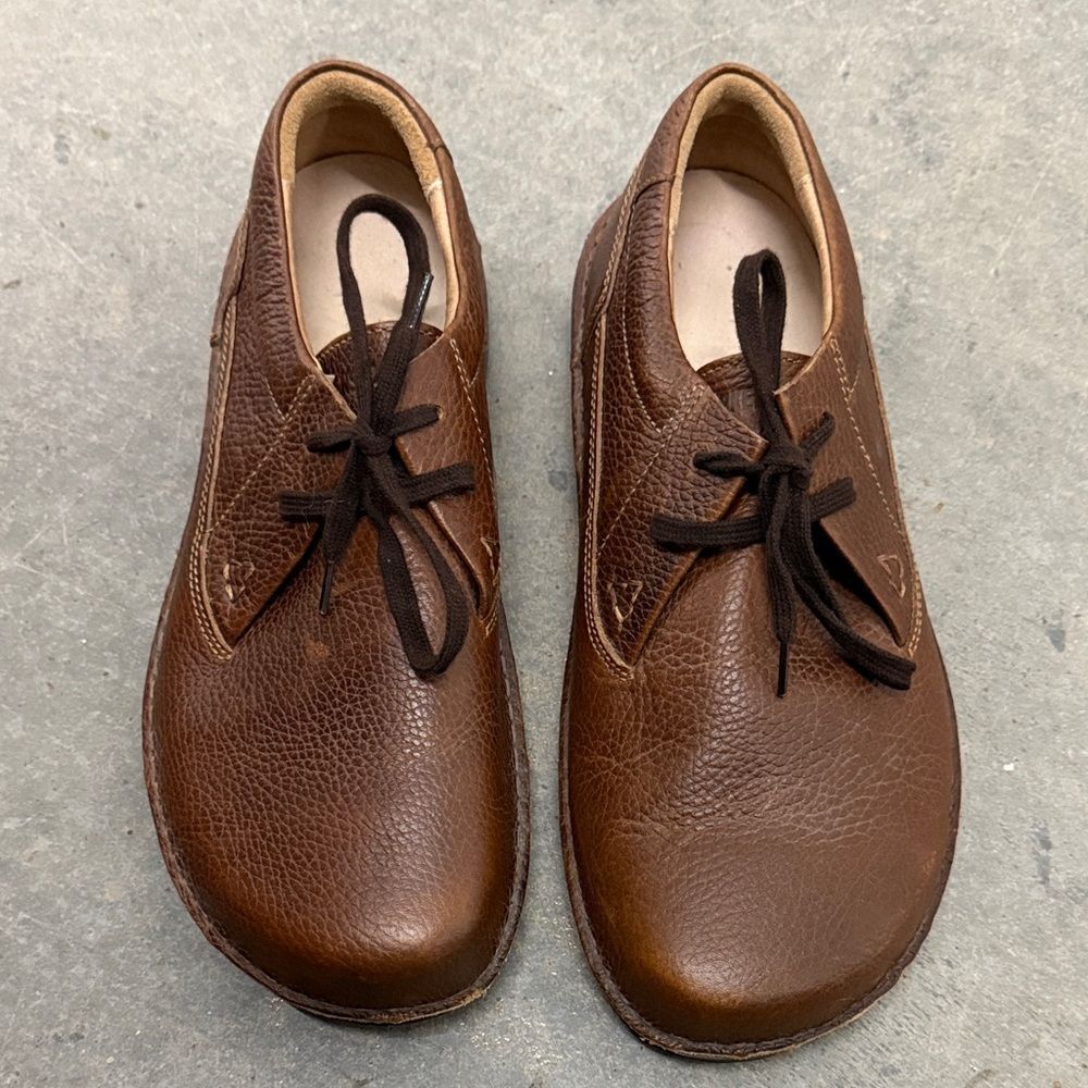 Birkenstock Chestnut Leather Shoes